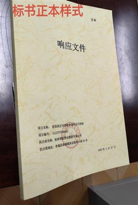 標(biāo)書正本樣式